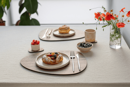 Oval Wooden Placemats