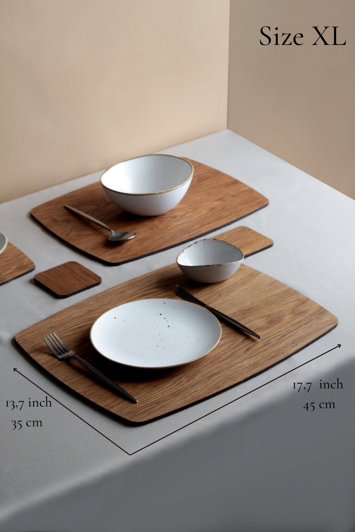 Wooden Placemats Coffee