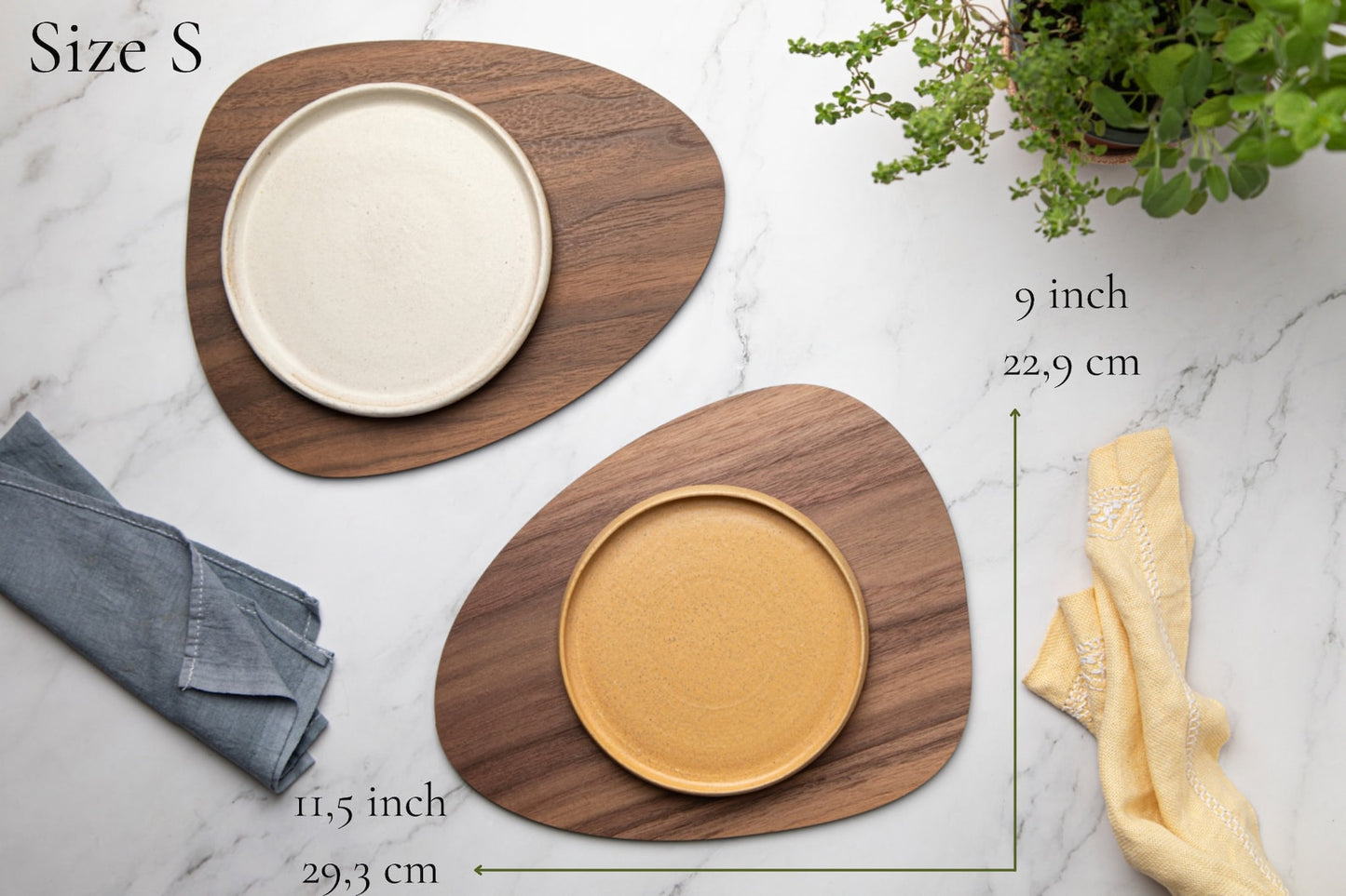 Oval Wooden Placemats