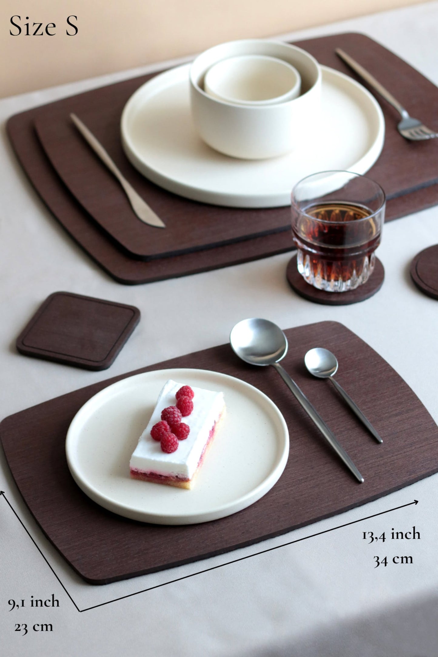 Wooden Placemat Black