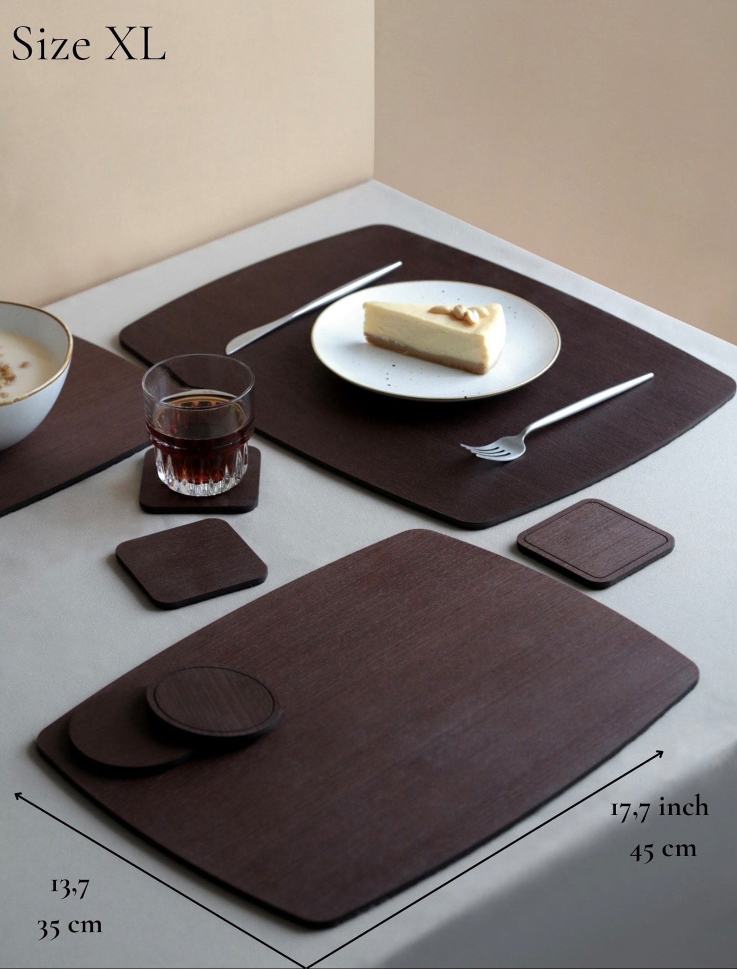 Wooden Placemat Black