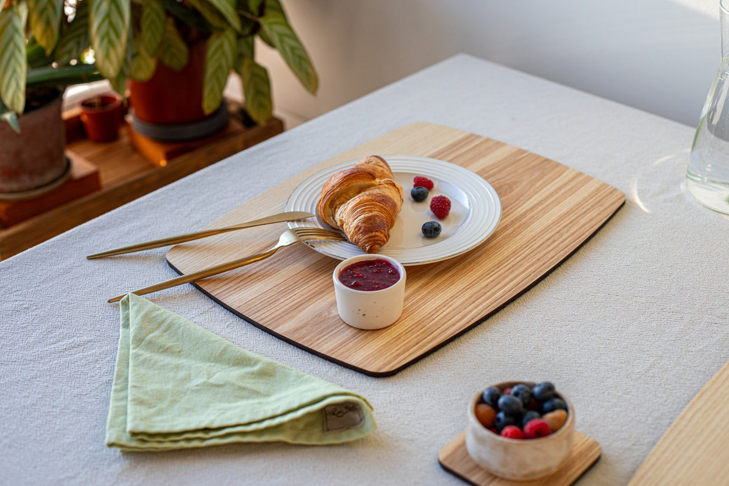 Wooden Placemats Latte Macchiato