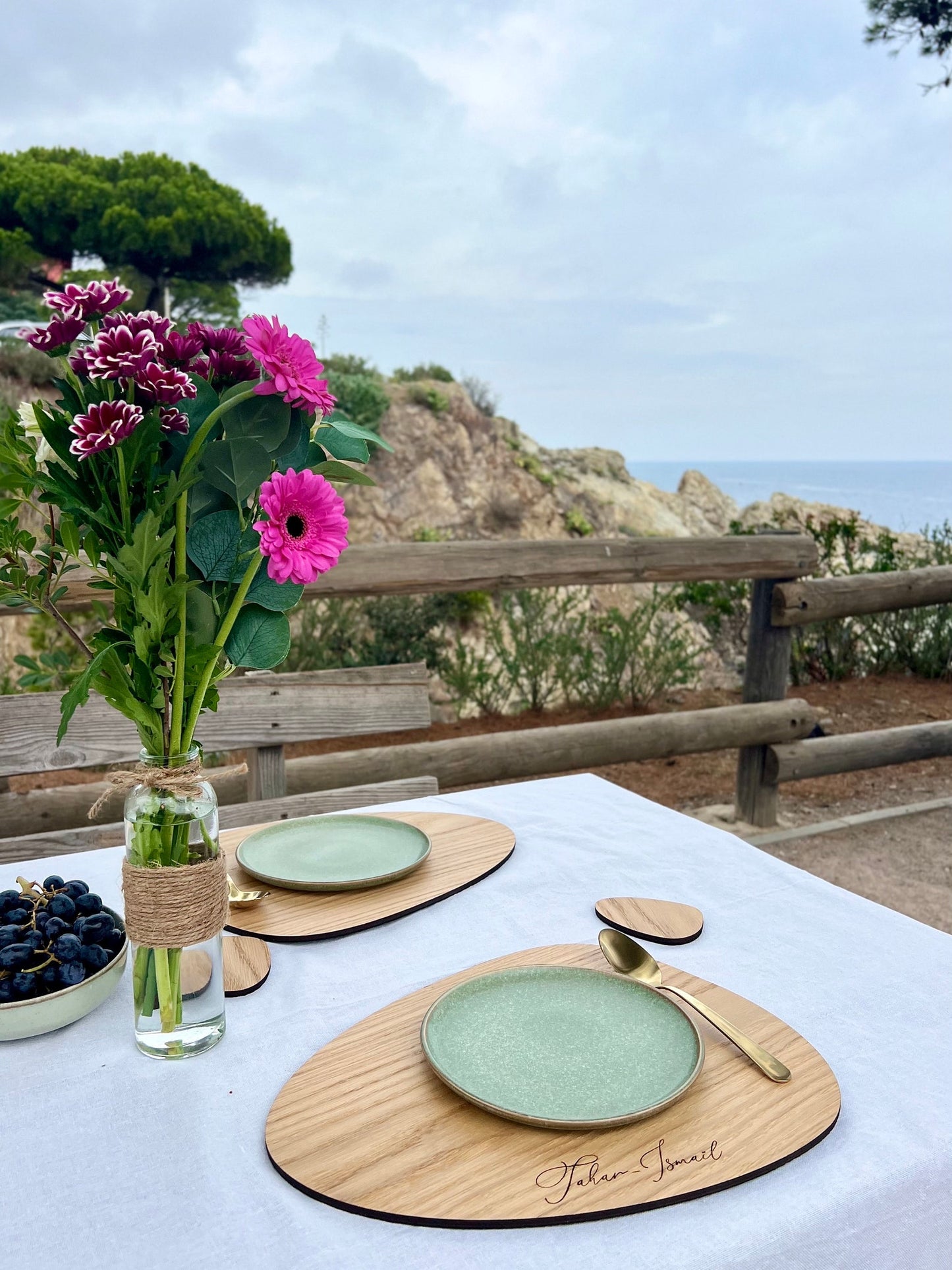 Oval Wooden Placemats