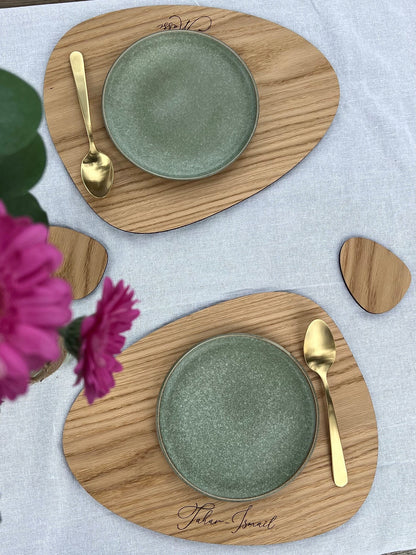 Oval Wooden Placemats