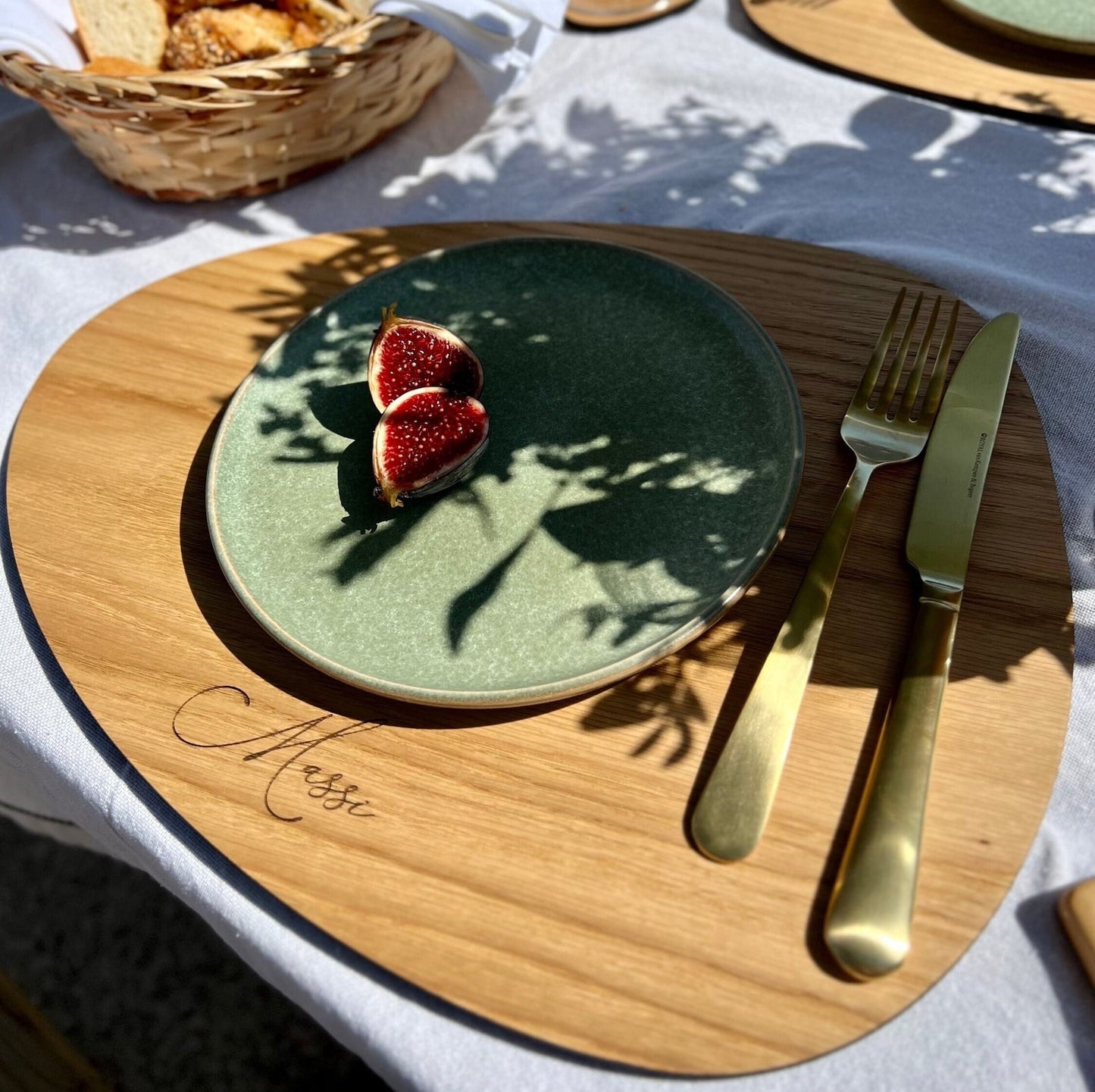 Oval Wooden Placemats