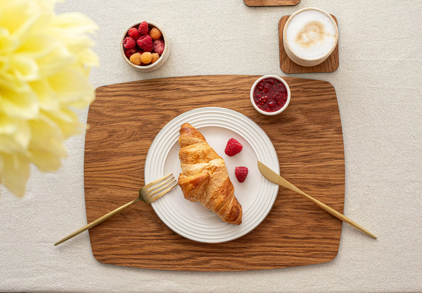 Wooden Placemats Coffee