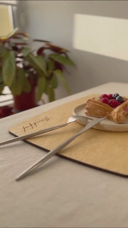 Wooden Placemats Nude